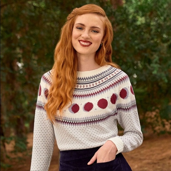 Modcloth Sweaters - MODCLOTH fair isle moon sweater